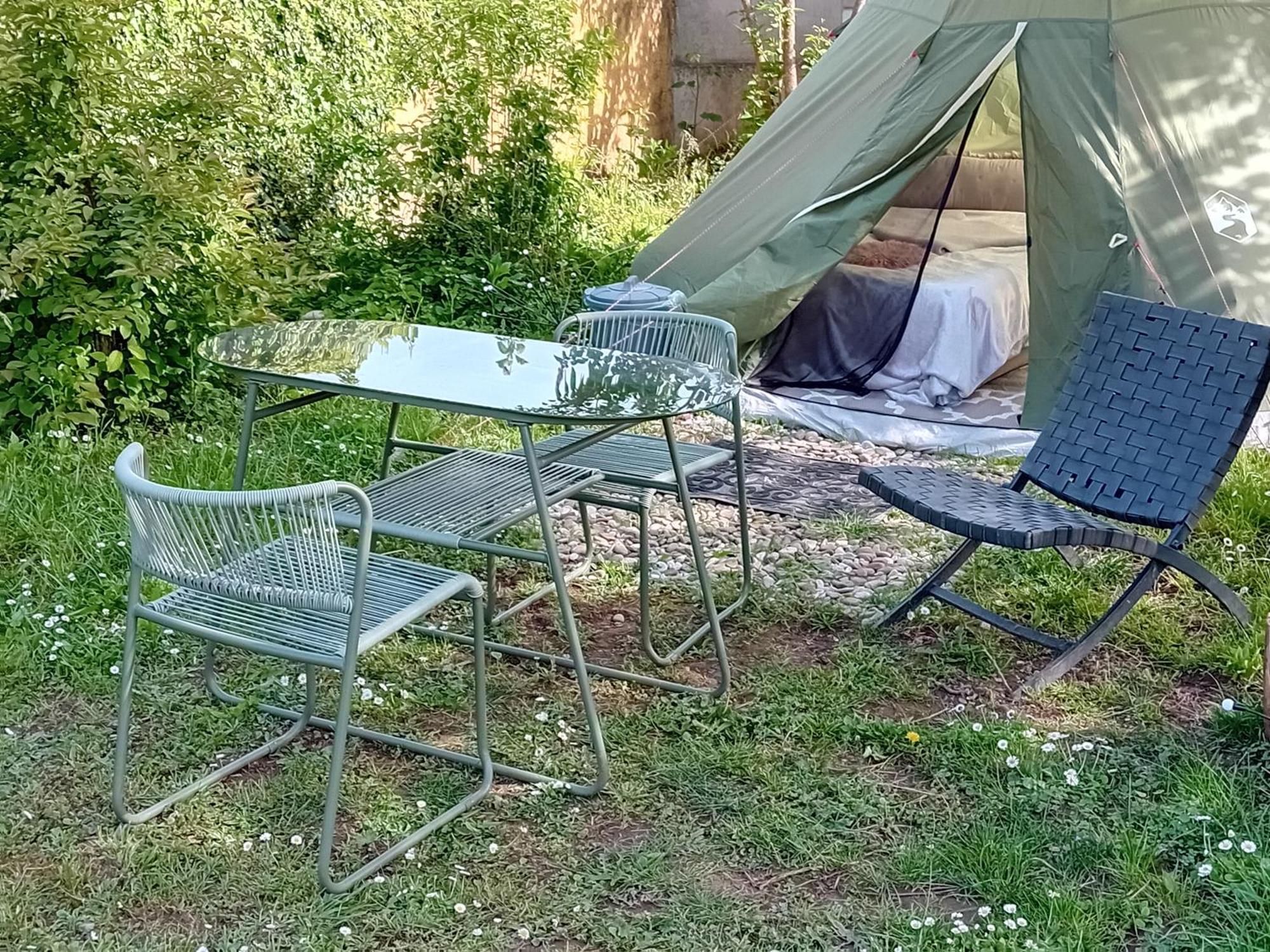 Indian Tent Tipi In Shared Lot And Shared Bathroom Mrse Buitenkant foto
