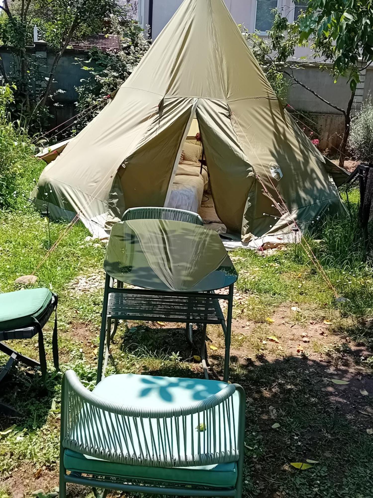 Indian Tent Tipi In Shared Lot And Shared Bathroom Mrse Buitenkant foto